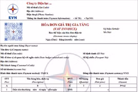 Từ tháng 6, hóa đơn tiền điện sẽ thực hiện theo mẫu mới