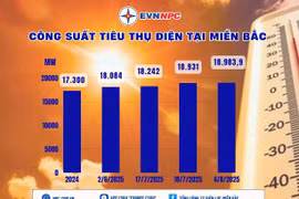Nắng nóng cực đoan, hệ thống điện chịu nhiều sức ép, tiêu thụ điện ngày 5-8 dự báo tiếp tục tăng mạnh