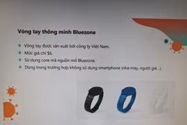 Sắp có sản phẩm vòng tay thông minh “make in Vietnam” hỗ trợ phòng, chống Covid-19