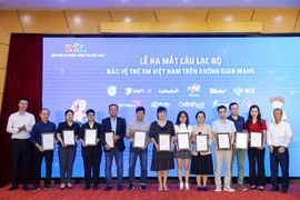 Ra mắt Câu lạc bộ bảo vệ trẻ em Việt Nam trên không gian mạng