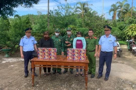 Phát hiện 2 người phụ nữ vận chuyển pháo hoa nổ nghi nhập lậu trong đêm 