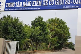 Trung tâm đăng kiểm ở tỉnh Sóc Trăng bị đình chỉ 3 tháng