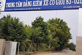 Trung tâm đăng kiểm ở tỉnh Sóc Trăng bị đình chỉ 3 tháng