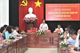 Hệ thống Tuyên giáo Thủ đô cơ bản thực hiện tốt các nhiệm vụ đặt ra trong năm 2022