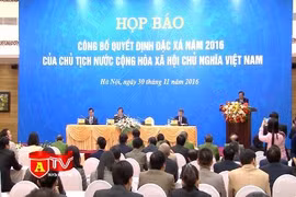 Hơn 4.200 phạm nhân được đặc xá năm 2016