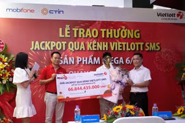 Nhân viên văn phòng mua vé Vietlott qua điện thoại trúng ngay 66,8 tỷ đồng