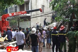 Xác định nguyên nhân vụ sập nhà ở phố Cửa Bắc, Hà Nội 