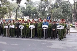 Ra quân đảm bảo trật tự, văn minh đô thị quận Hoàn Kiếm