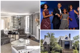 Cận cảnh ngôi nhà gia đình ông Obama thuê khi kết thúc nhiệm kỳ Tổng thống