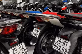 Quy định mới về việc đấu giá biển số xe