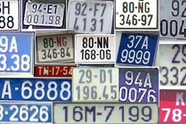 Bộ Công an đề xuất quản lý biển số ô tô, xe máy theo mã định danh