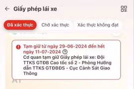 Mới: Chủ xe có thể dùng bản giấy thay thế khi bằng lái xe đã bị tước/tạm giữ trên VNeID?