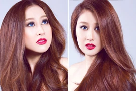 Cận cảnh gương mặt búp bê của MC Kim Trang