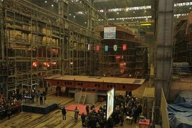 Nga hạ thủy chiếc tàu hỗ trợ hậu cần Bắc Cực đầu tiên