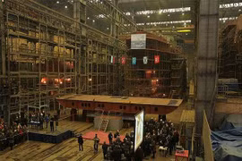 Nga hạ thủy chiếc tàu hỗ trợ hậu cần Bắc Cực đầu tiên