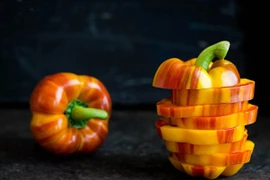 Ớt chuông kẻ sọc đầu tiên trên thế giới