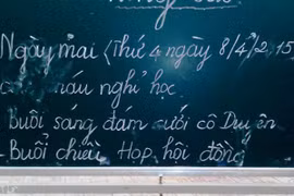 Học sinh cả trường mầm non phải nghỉ học để giáo viên đi ăn cưới