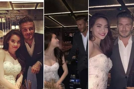 Beckham khen Hồ Ngọc Hà xinh đẹp