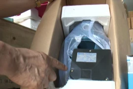 Phát hiện hàng chục máy bơm nước làm giả nhãn hiệu Pentax