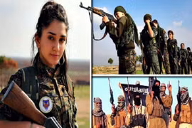 Hình ảnh tiểu đoàn nữ binh Syria khiến phiến quân khủng bố khiếp vía