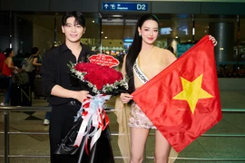 Á hậu Bùi Khánh Linh lên đường thi "Hoa hậu Liên lục địa 2024"