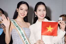 Thanh Thủy mang 150kg hành lý sang Nhật Bản thi "Hoa hậu Quốc tế 2024"