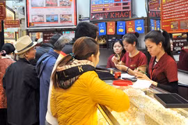 Vàng nhanh chóng giảm giá chỉ sau 1 phiên phục hồi