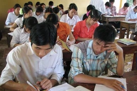 Gấp rút chuẩn bị cho kỳ thi tốt nghiệp 