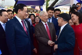 Tổng Bí thư, Chủ tịch nước Nguyễn Phú Trọng dự lễ kỷ niệm 70 năm thành lập Trường THPT Nguyễn Gia Thiều