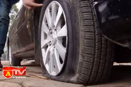 Chân dung thủ phạm chọc thủng hàng loạt lốp xe ô tô tại khu Linh Đàm