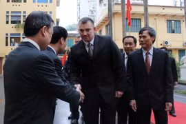 Đoàn Bộ Nội vụ Cộng hòa Balarus thăm và làm việc tại CATP Hà Nội