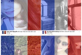 Sau vụ khủng bố Paris mạng xã hội tràn ngập màu cờ Pháp 