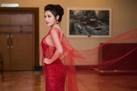 Á hậu Huyền My táo bạo với phong cách xuyên thấu