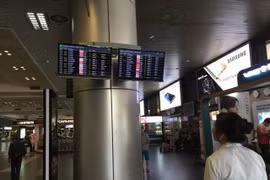 Màn hình, hệ thống loa phát thanh tại Nội Bài đã hoạt động trở lại