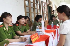 Những nữ chiến sỹ công an tiên phong, gương mẫu