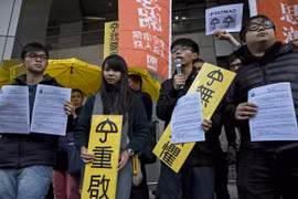 Thủ lĩnh biểu tình ở Hồng Kông bị buộc tội