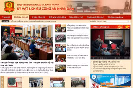 Xây dựng website kyvatlichsucand.vn