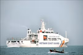 Nghiệm thu kỹ thuật tàu Cảnh sát biển 8002