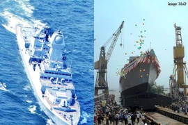 Ấn Độ biên chế tàu khu trục tàng hình lớn nhất cho hải quân