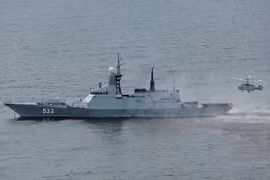 Lộ bộ ảnh mãn nhãn về tàu hộ tống hiện đại nhất của Nga