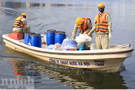 Cận cảnh xử lý nước hồ Hà Nội bằng công nghệ Redoxy-3C