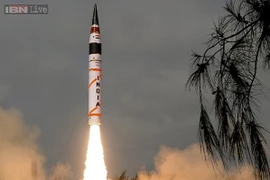 Ấn Độ phóng thành công tên lửa đạn đạo có tầm bắn bao trùm Trung Quốc