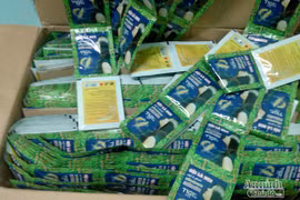 Tạm giữ 10.000 gói dầu gội đầu Trung Quốc giả hàng Việt Nam