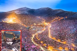 Trung Quốc phá dỡ Học viện Phật giáo đẹp nhất thế giới vì... sợ cháy