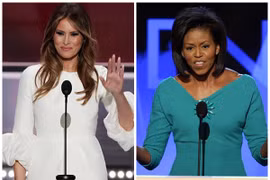 Vợ ông Trump bị tố "vay mượn" ý tưởng bài phát biểu của bà Michelle Obama