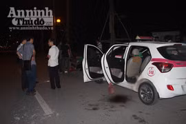 Xem CAQ Tây Hồ khám nghiệm hiện trường vụ 9x sát hại tài xế taxi