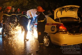 Xà cừ cổ thụ bật gốc, lái xe taxi chết oan uổng