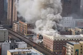 New York: Nổ lớn đánh sập 2 tòa nhà, nghi rò rỉ khí gas