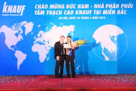 Knauf Việt Nam giới thiệu nhà phân phối tấm thạch cao đầu tiên tại phía Bắc