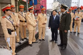 CSGT Hà Nội ra quân đảm bảo ATGT sau Tết